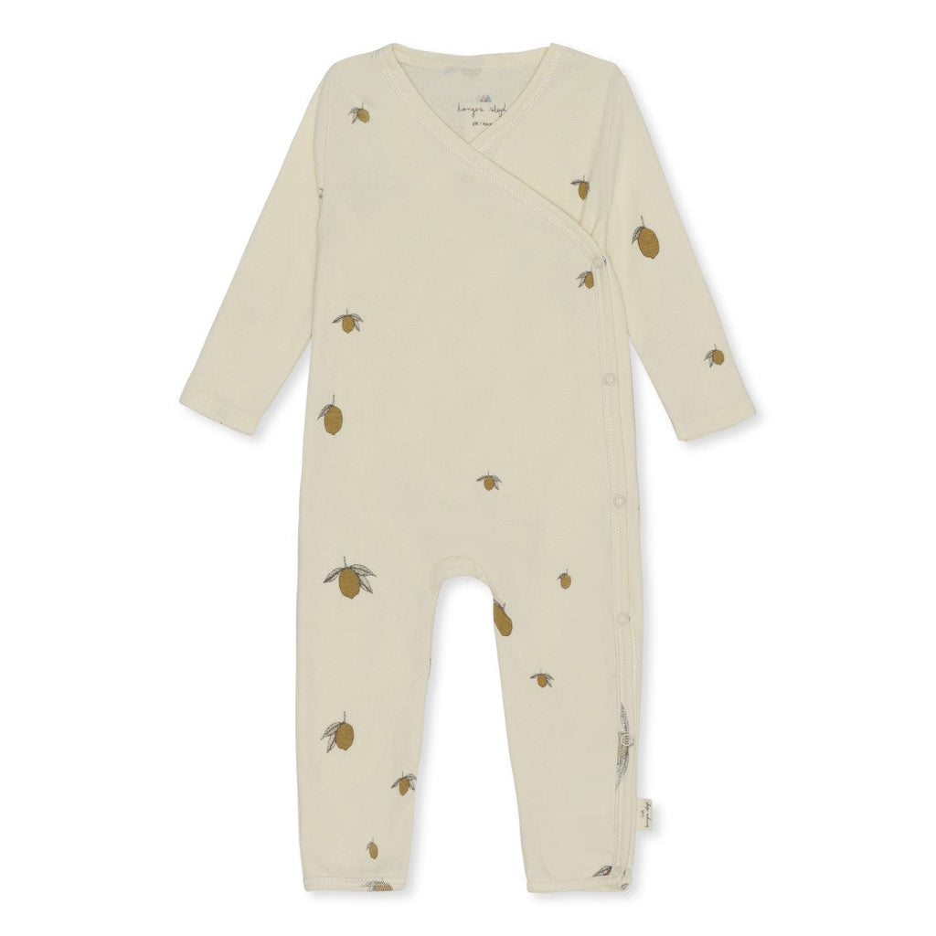 * Konges Sløjd Newborn Playsuit | Lemon