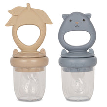 Konges Sløjd Fruit Feeder Pacifier Rabbit & Citron | Warm Clay - Quicksilver