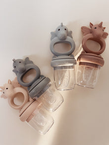 Konges Sløjd Fruit Feeder Pacifier Unicorn | Shell - Blush