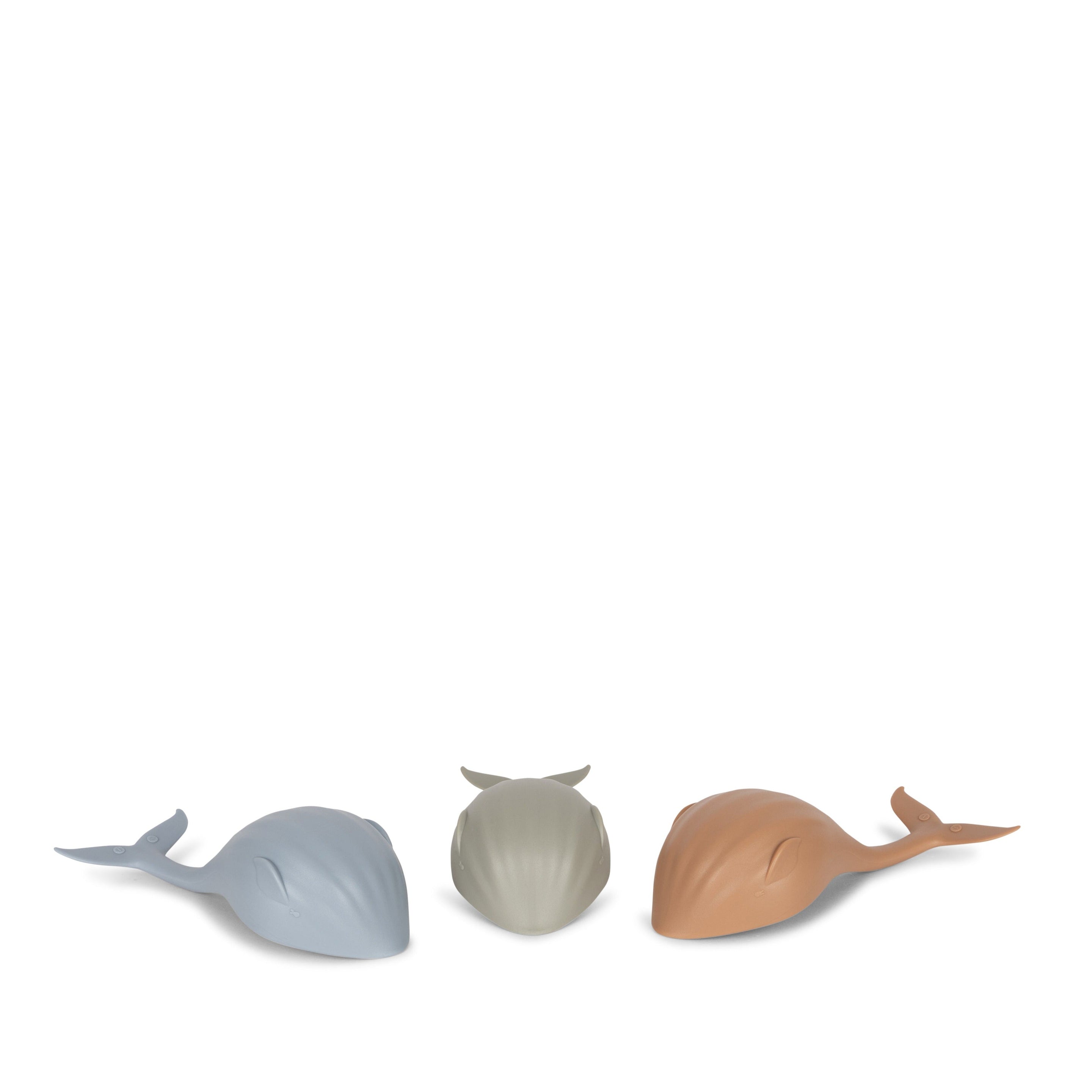 Konges Sløjd 3-Pack Bath Play Whale | Quarry Blue Mix