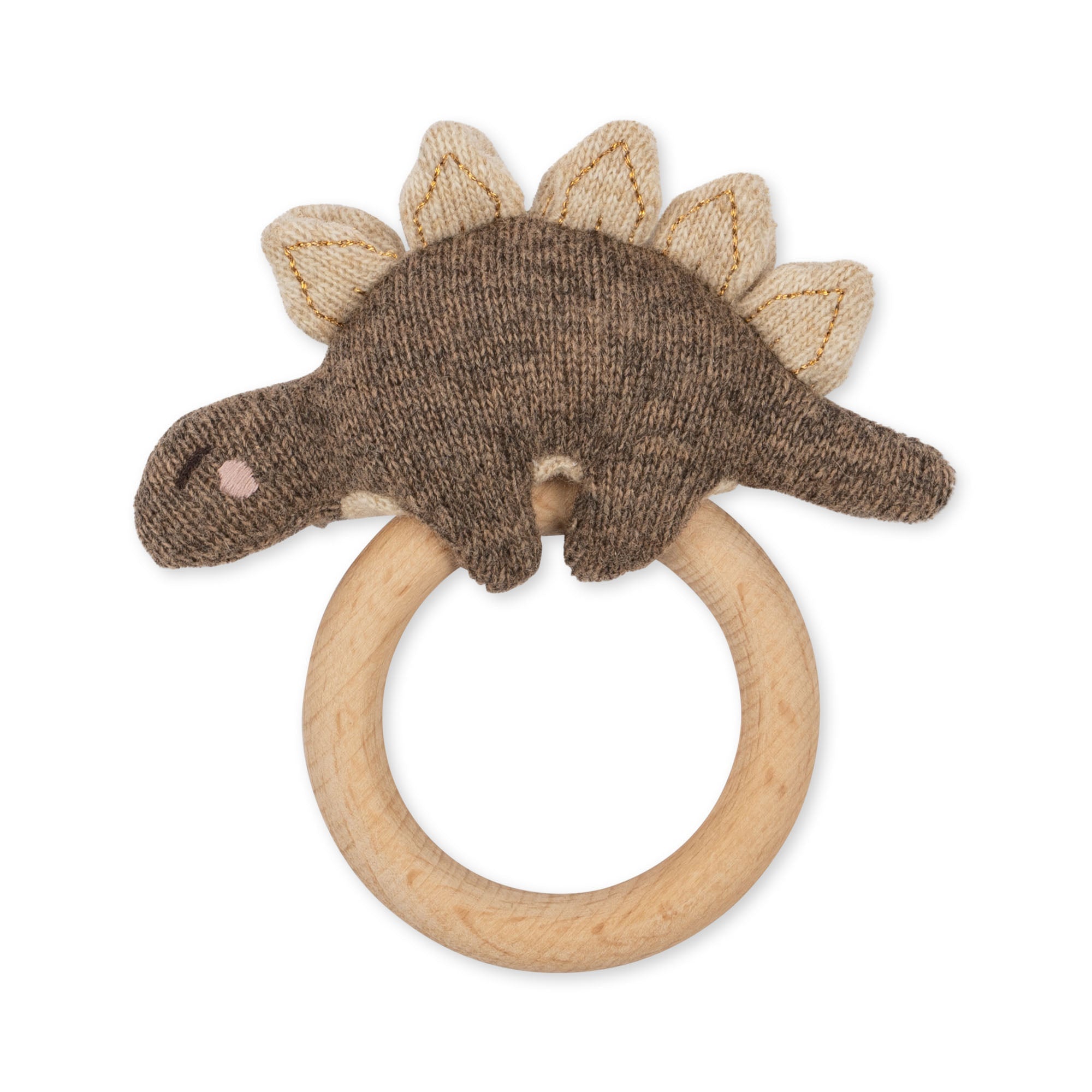 Konges Sløjd Activities Ring Knit | Dino Brown Melange