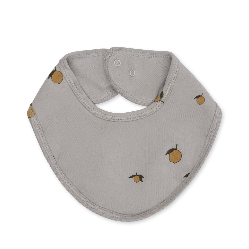 Konges sløjd Bib Bandana bib 2-pack | Lemon/Harbor/Brindle