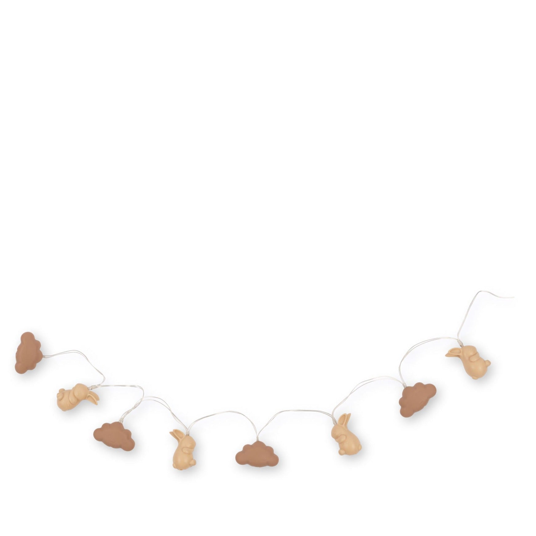 Konges Sløjd Light garland Light Chain Bunny & Cloud | Shell/Blush