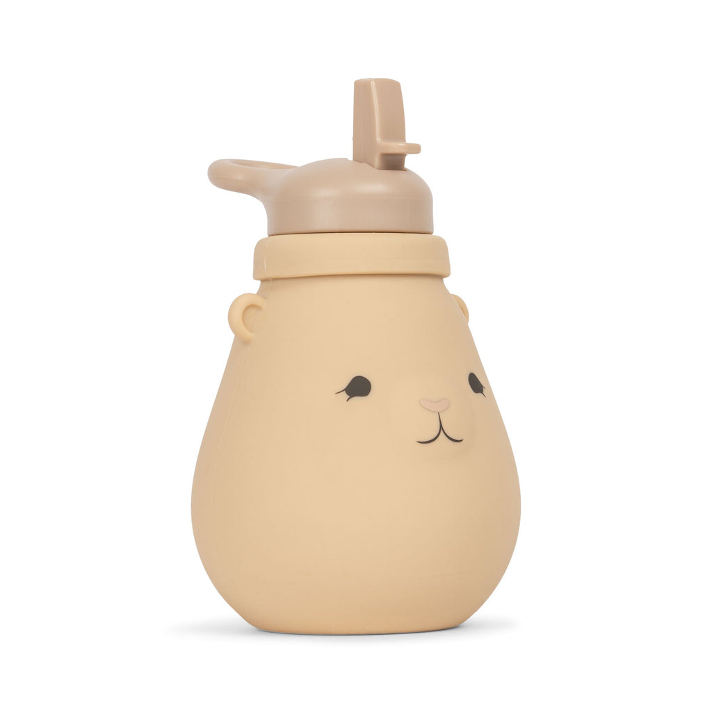 Konges Sløjd Silicone Drinking bottle Teddy 400 ml | Shell