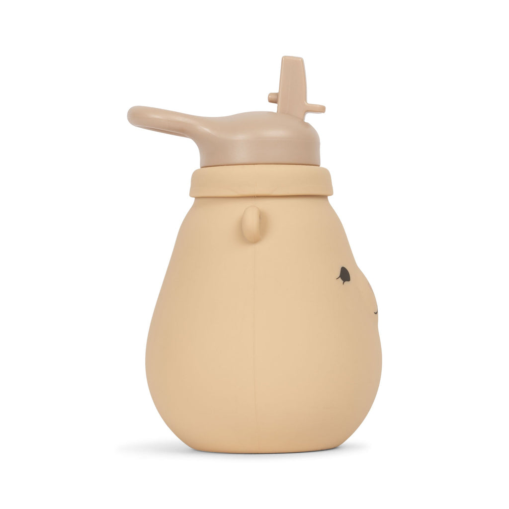 Konges Sløjd Silicone Drinking bottle Teddy 400 ml | Shell