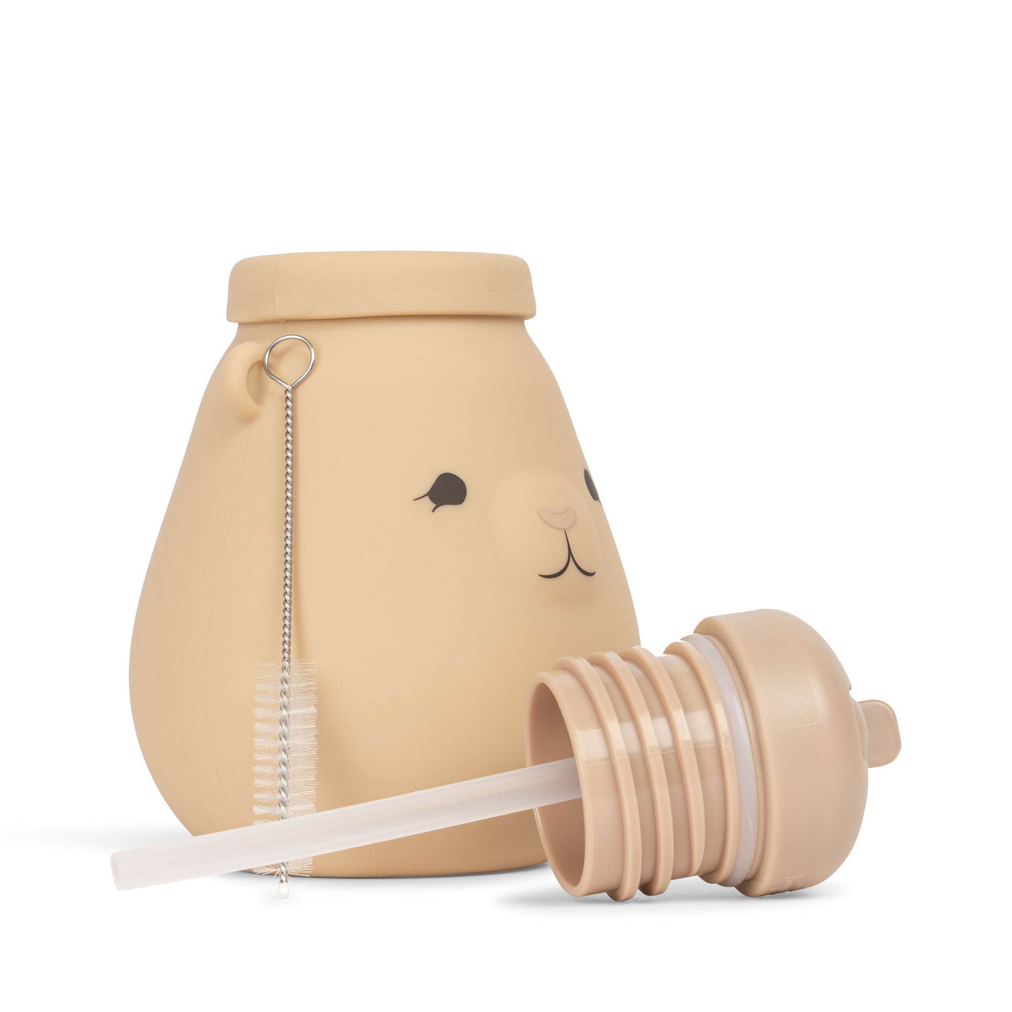 Konges Sløjd Silicone Drinking bottle Teddy 400 ml | Shell