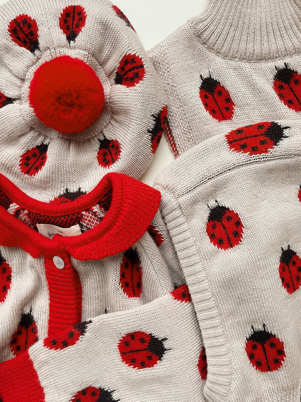 Konges Sløjd Winter hat Belou Knit Balaclava | Ladybug