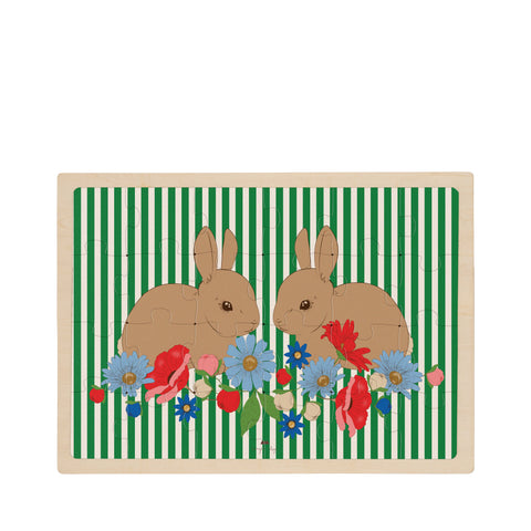 Konges Slojd Wooden Puzzle Bunny 24 PCS | Bunny Tokki