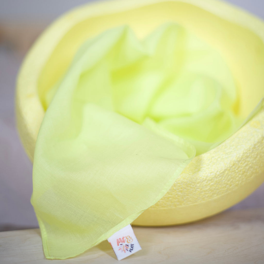 Pit & Play Pastel Play Cloth | Yellow