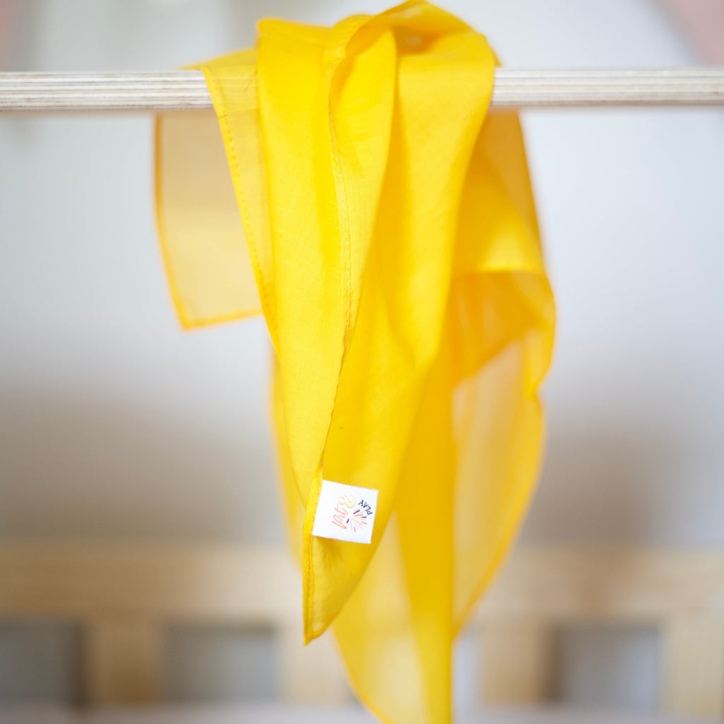 Pit & Play Rainbow Play Cloth | Yellow