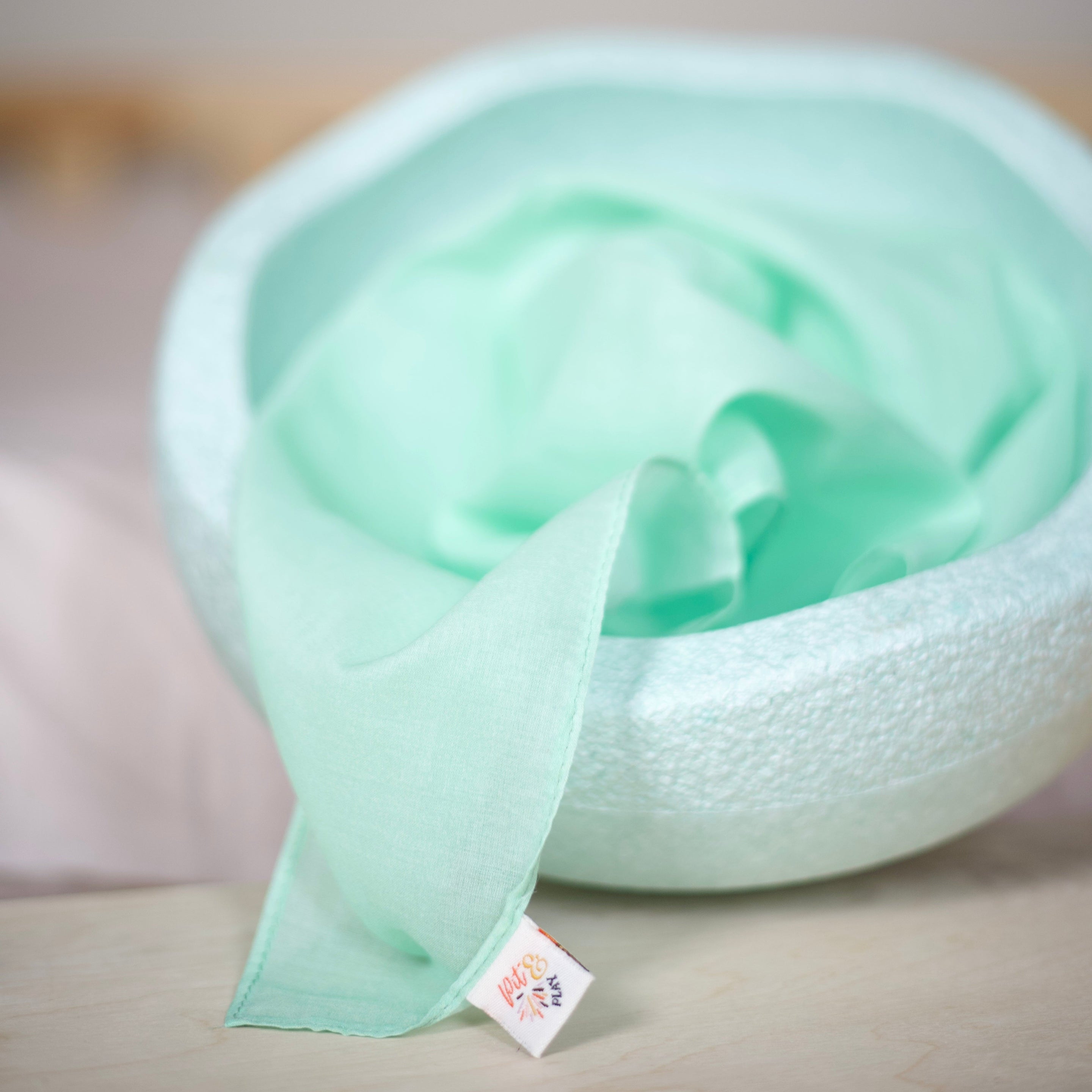 Pit & Play Pastel Play Cloth | Green /Mint