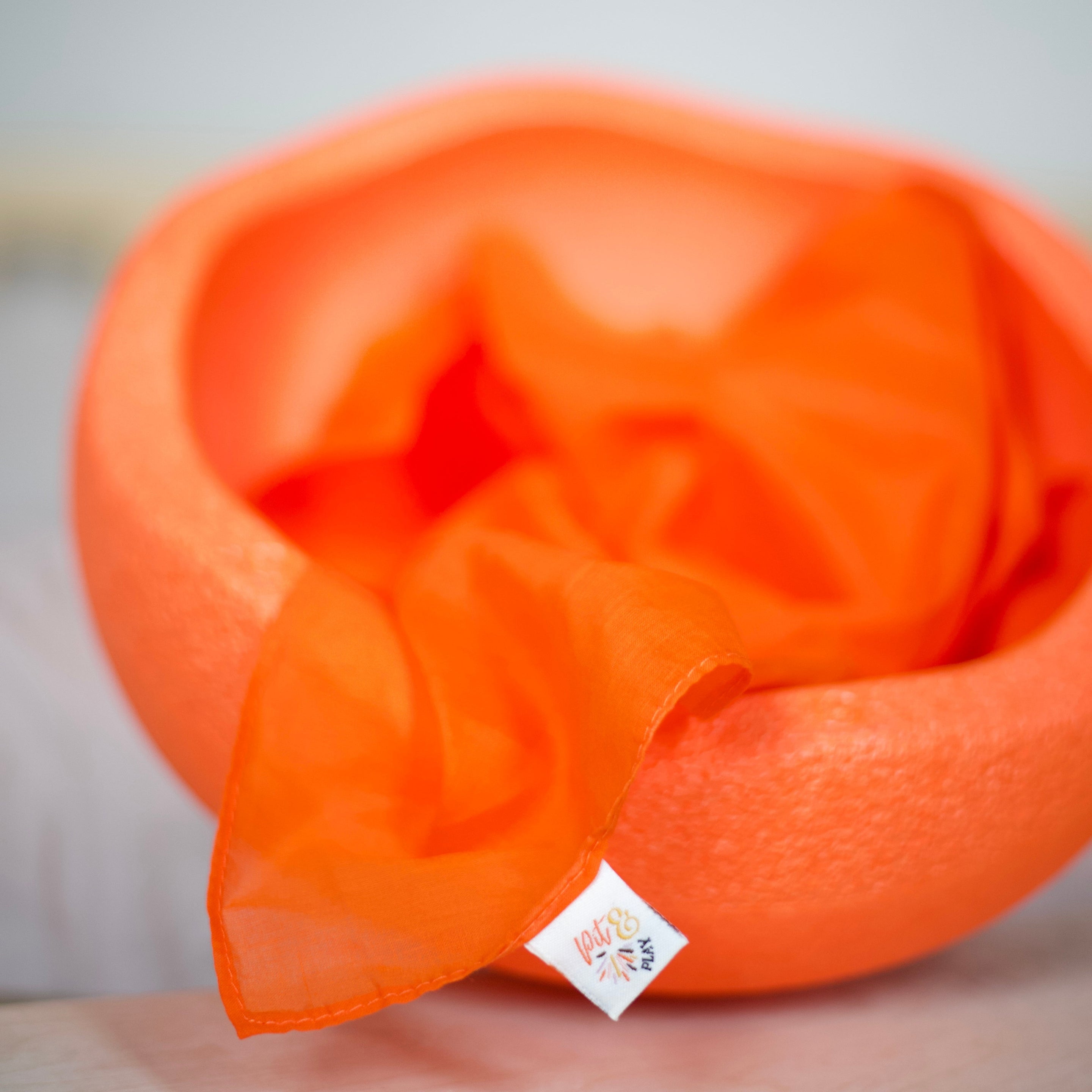 Pit & Play Rainbow Play Cloth | Orange