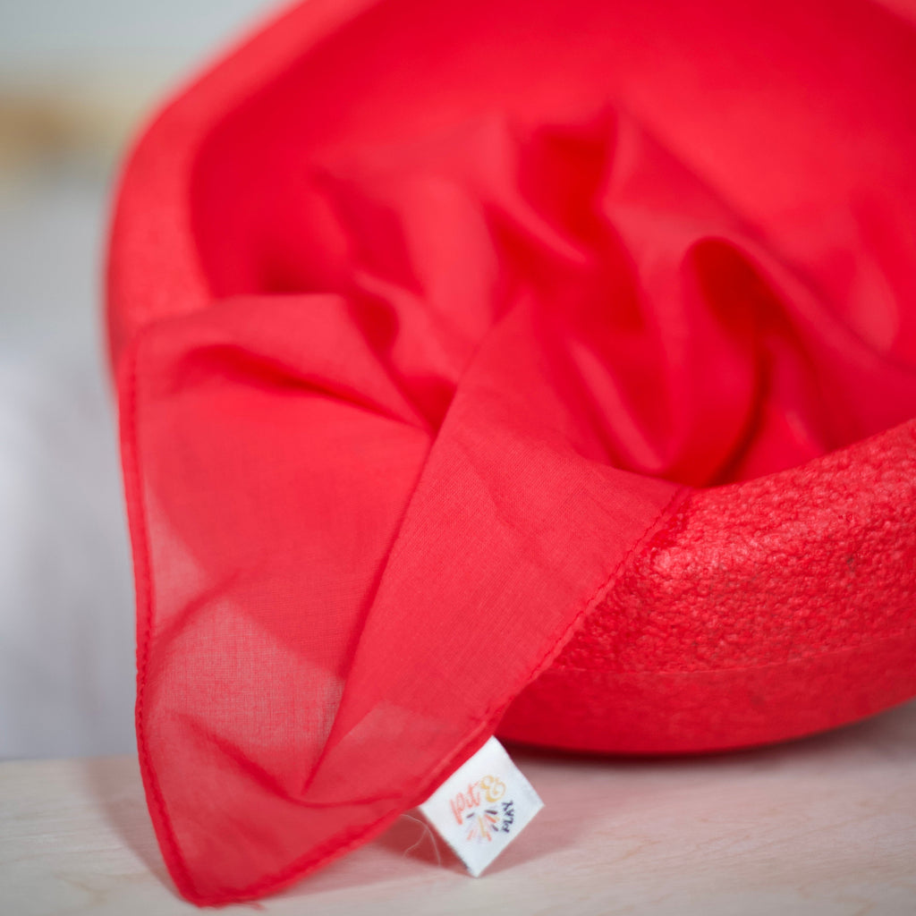 Pit & Play Rainbow Play Cloth | Red