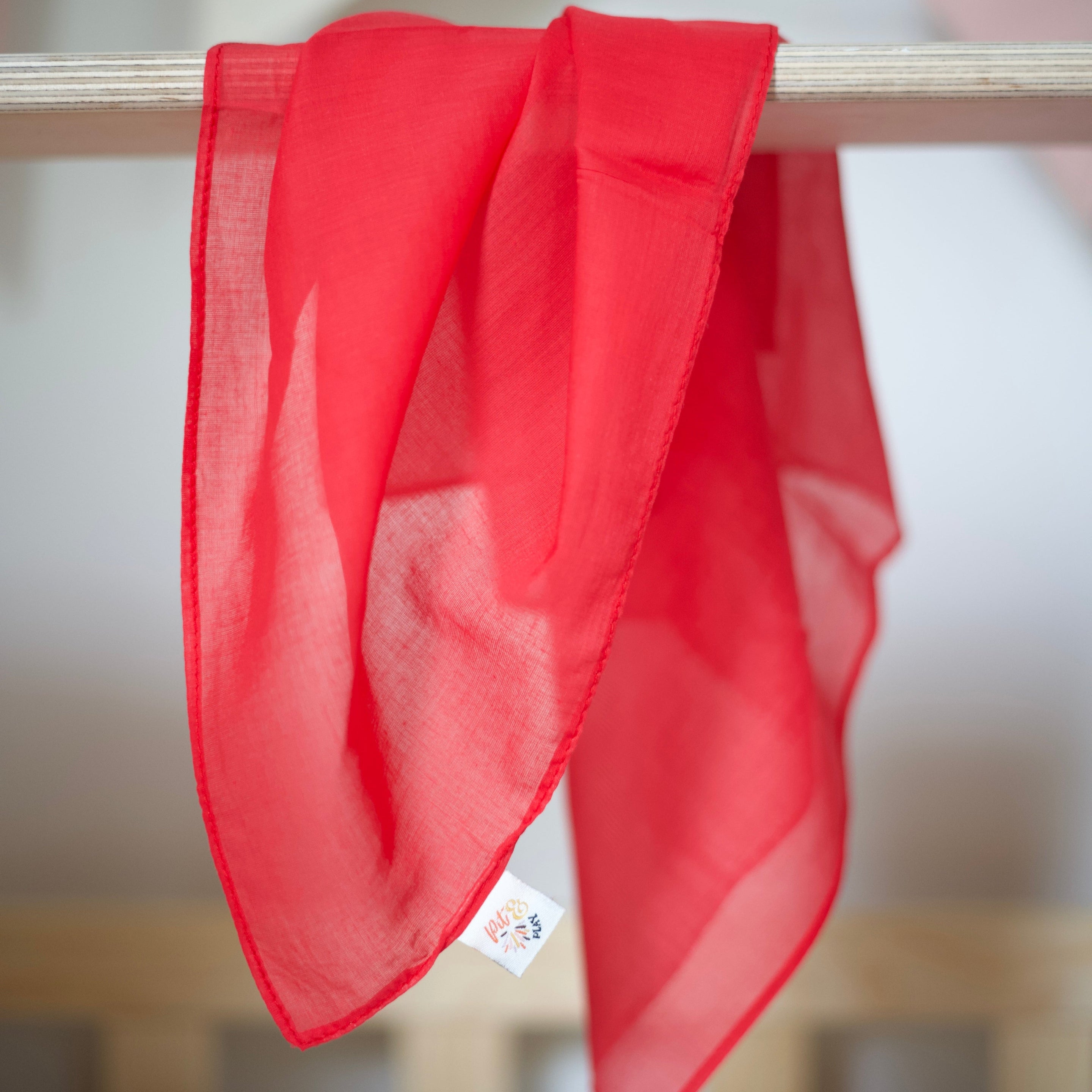 Pit & Play Rainbow Play Cloth | Red