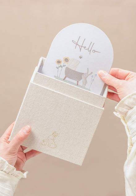 Little Dutch Milestone Cards | My First Year Baby Bunny