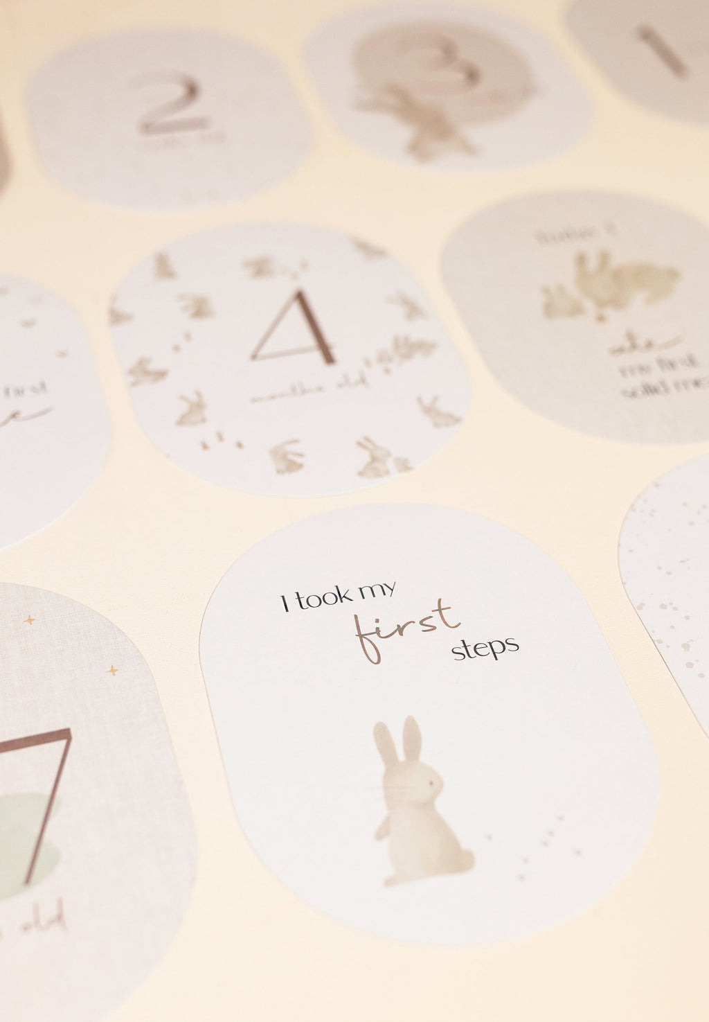 Little Dutch Milestone Cards | My First Year Baby Bunny