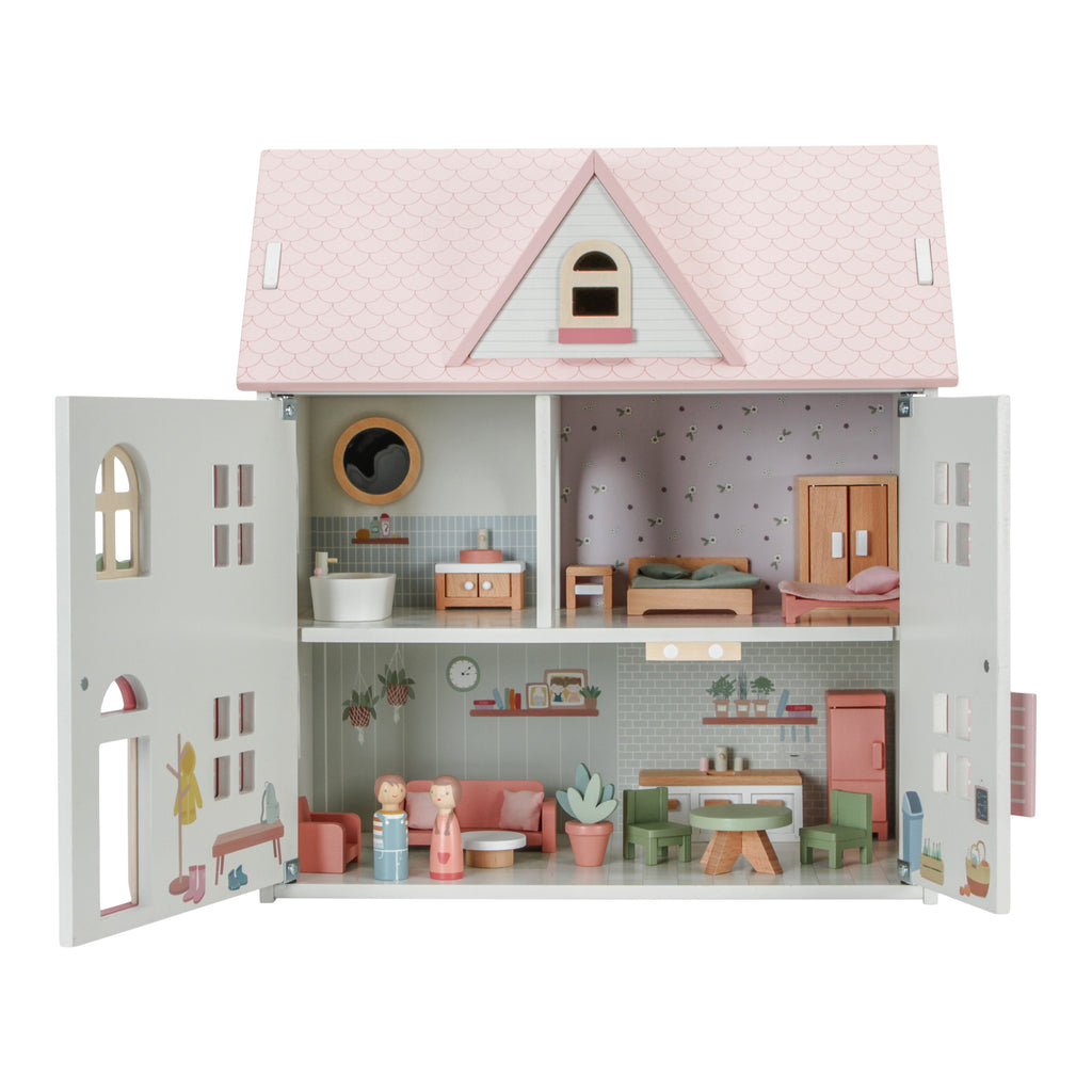 Little Dutch Wooden Doll House Medium FSC | Pink