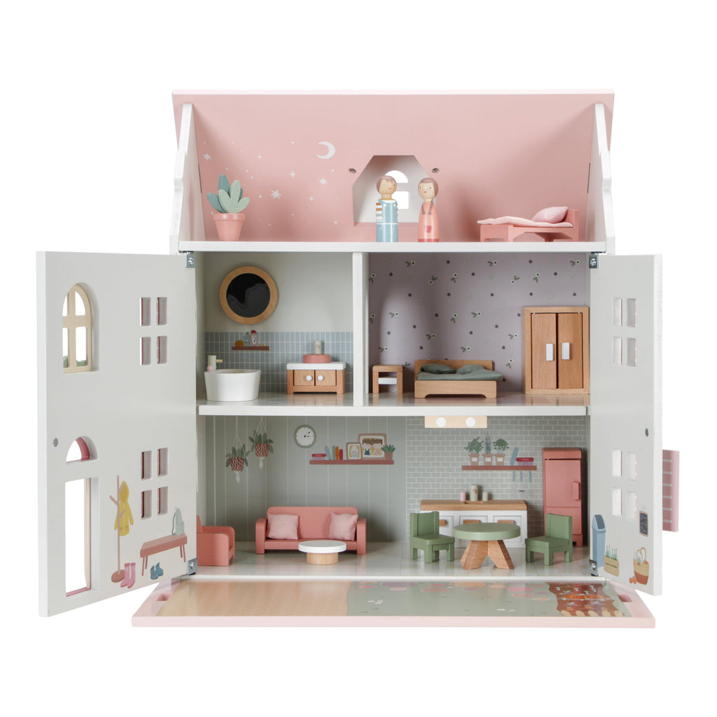 Little Dutch Wooden Doll House Medium FSC | Pink