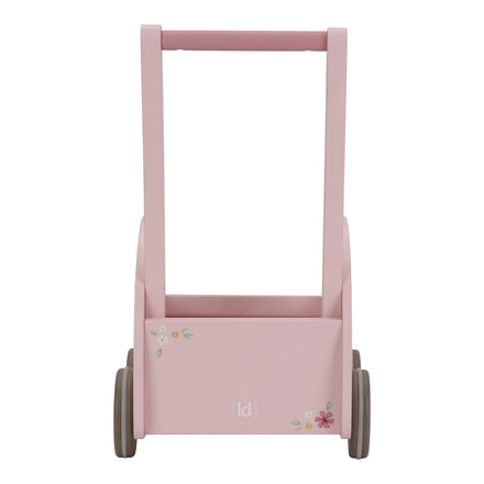 Little Dutch Houten Vintage Duwkar Loopwagen | Pink