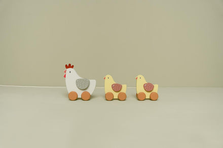 Little Dutch Wooden Pull Animal Little Farm | Chicken