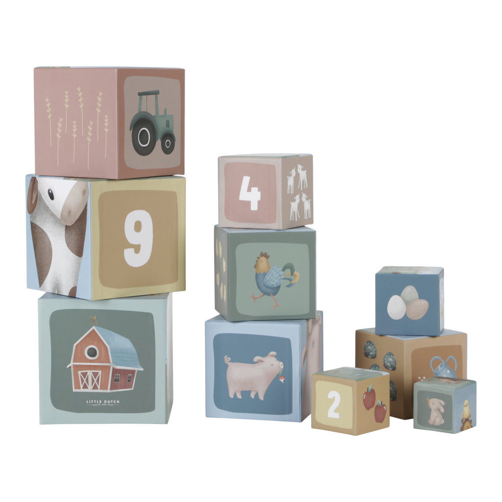 Little Dutch Cardboard Stacking Tower FSC | Little Farm