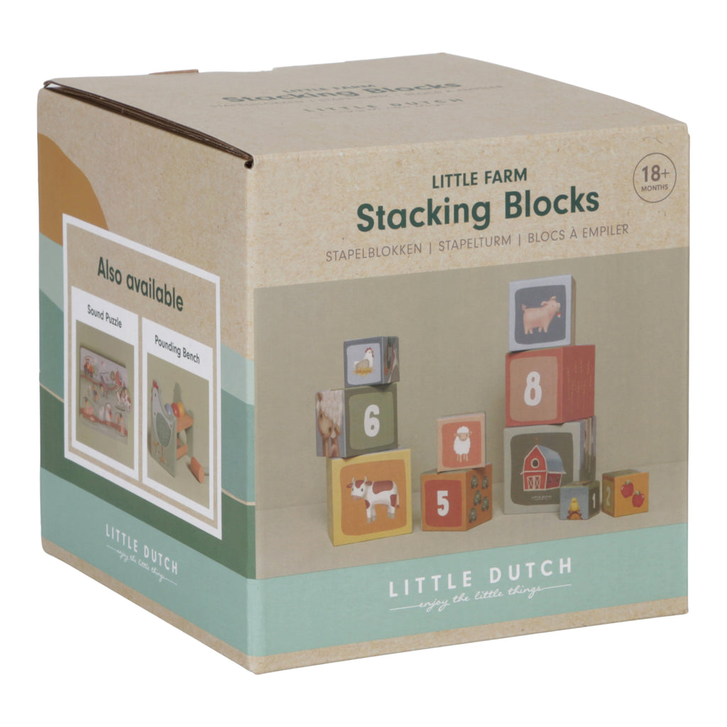 Little Dutch Cardboard Stacking Tower FSC | Little Farm