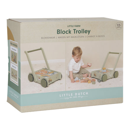 Little Dutch Wooden Block cart | Little Farm