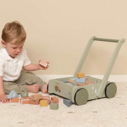 Little Dutch Wooden Block cart | Little Farm