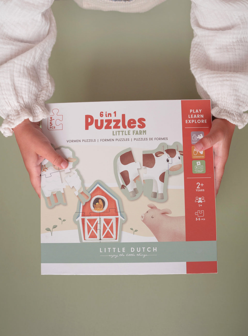 Little Dutch 6 in 1 puzzle | Little Farm