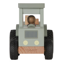 Little Dutch Wooden tractor with trailer | Little Farm