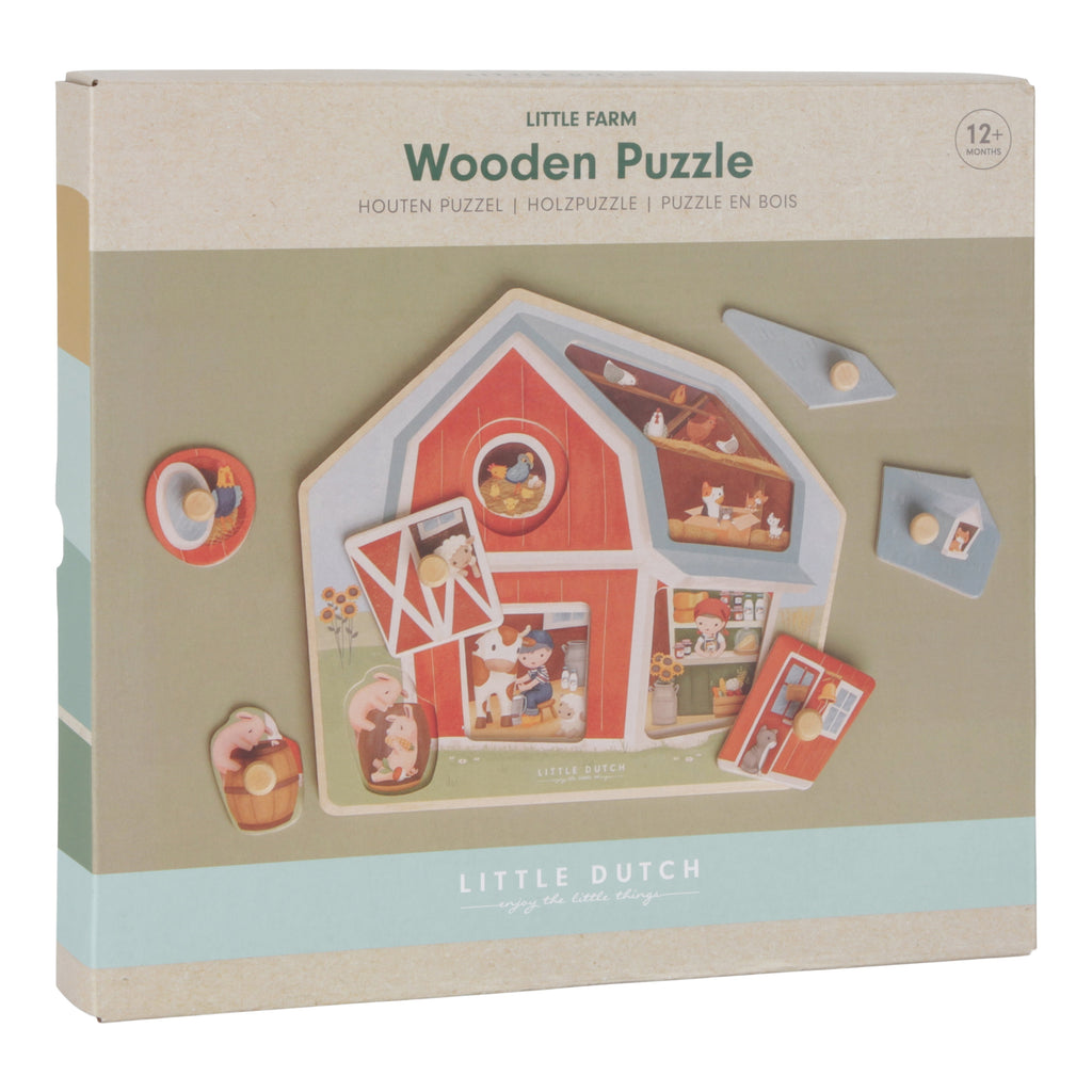 Little Dutch Wooden Puzzle | Little Farm