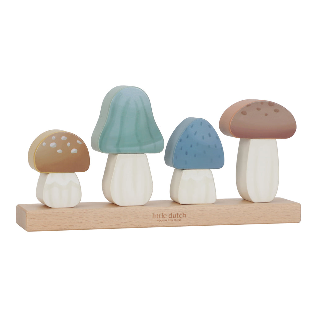 Little Dutch Stacker Mushrooms Forest Friends Fsc