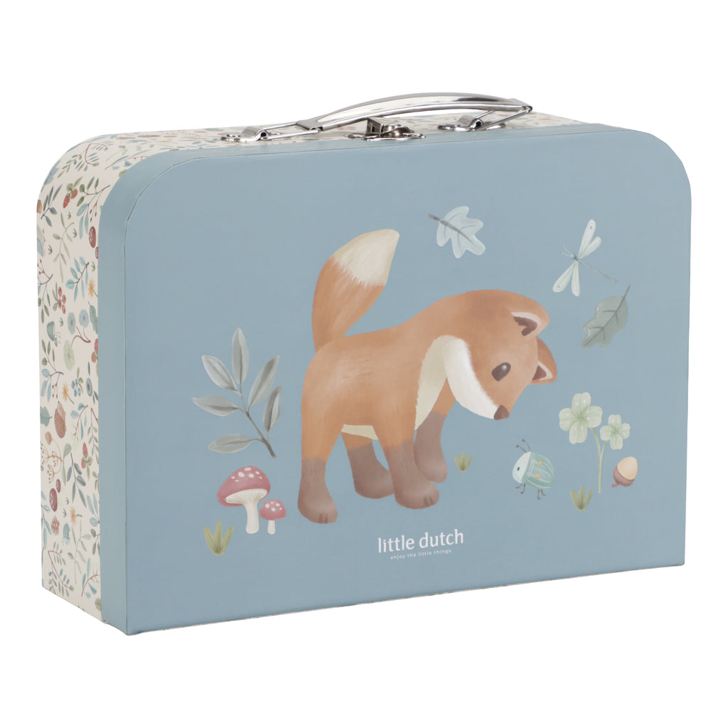 Little Dutch Suitcase Set Forest Friends Blue