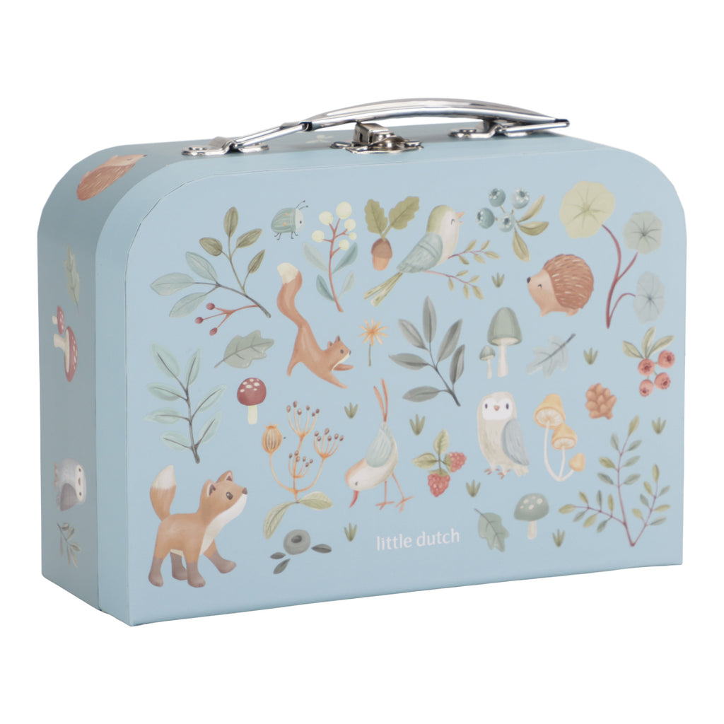 Little Dutch Suitcase Set Forest Friends Blue