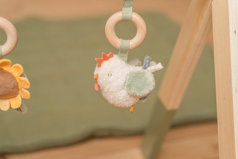 Little Dutch Wooden Baby Gym with toys | Little Farm