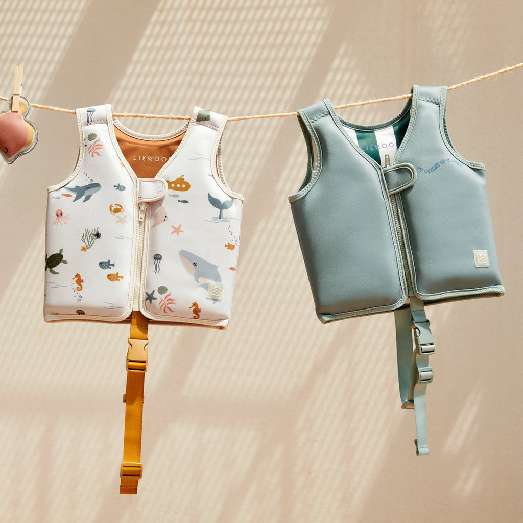 Liewood Dove Swimming Vest Float Vest | Sea Creature /Sandy