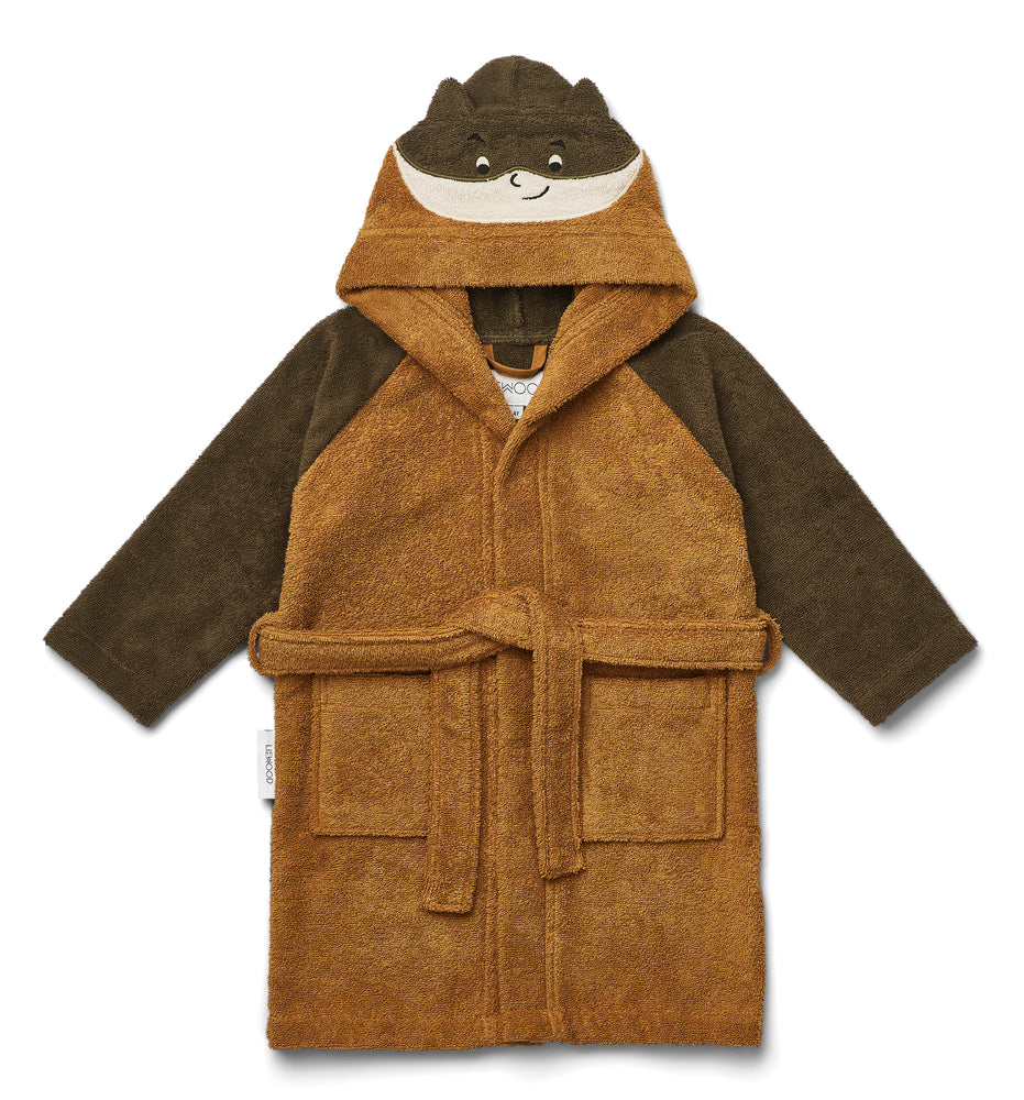 * Liewood Lily Bathrobe | Superhero Golden Caramel