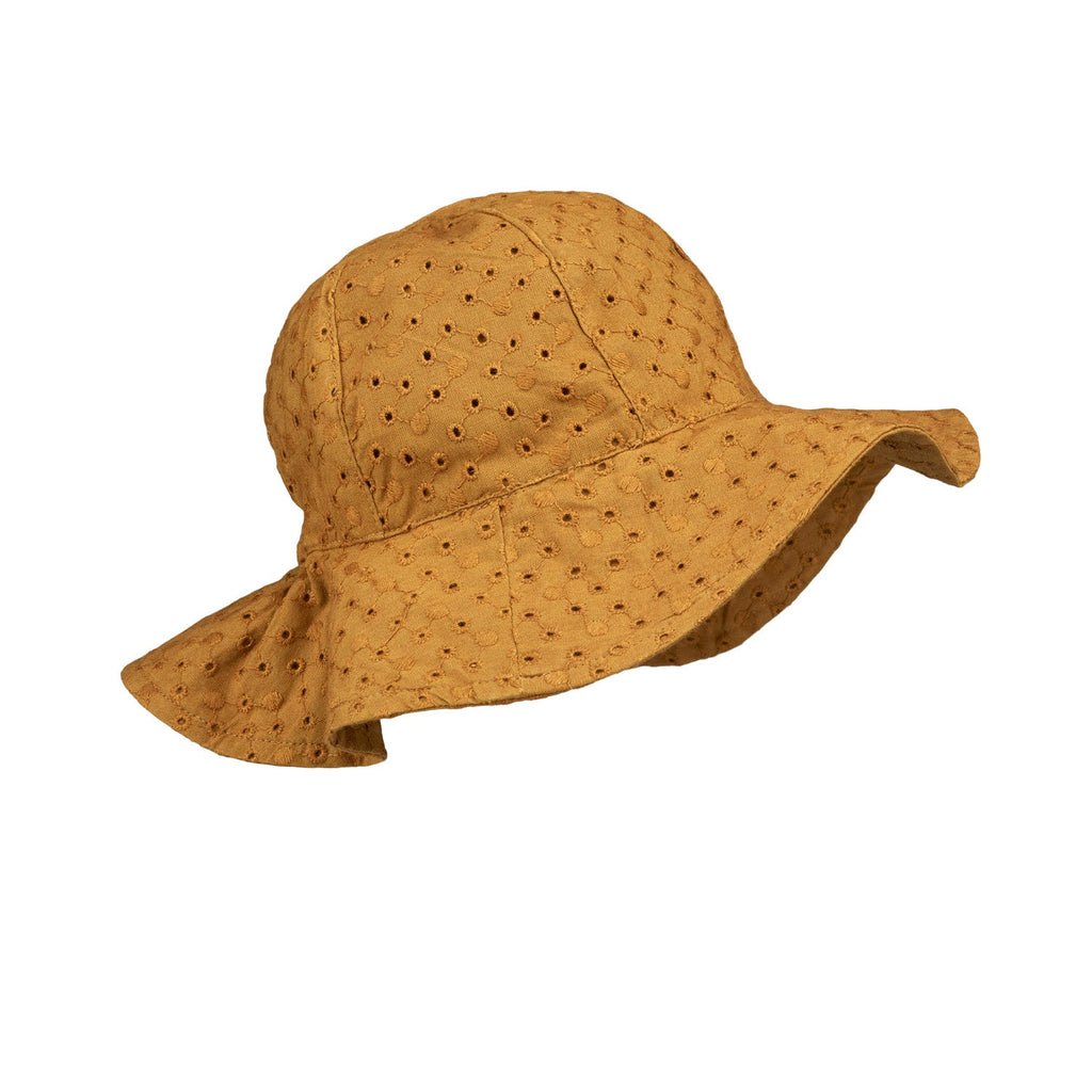 * Liewood Amelia Anglaise Sun Hat | Golden Caramel