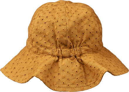 * Liewood Amelia Anglaise Sun Hat | Golden Caramel