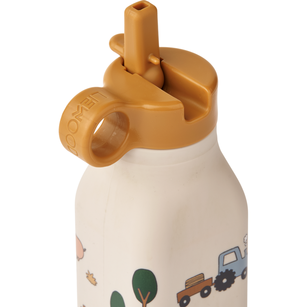 Liewood Warren Silicone Drinking bottle | Farm /Sandy