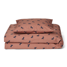 Liewood Carl cover set 140x200cm | Horses /Dark Rosetta