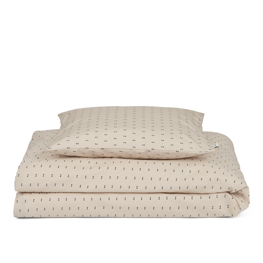 Liewood Carl Adult Printed Bedding | Double dot /Silver lining