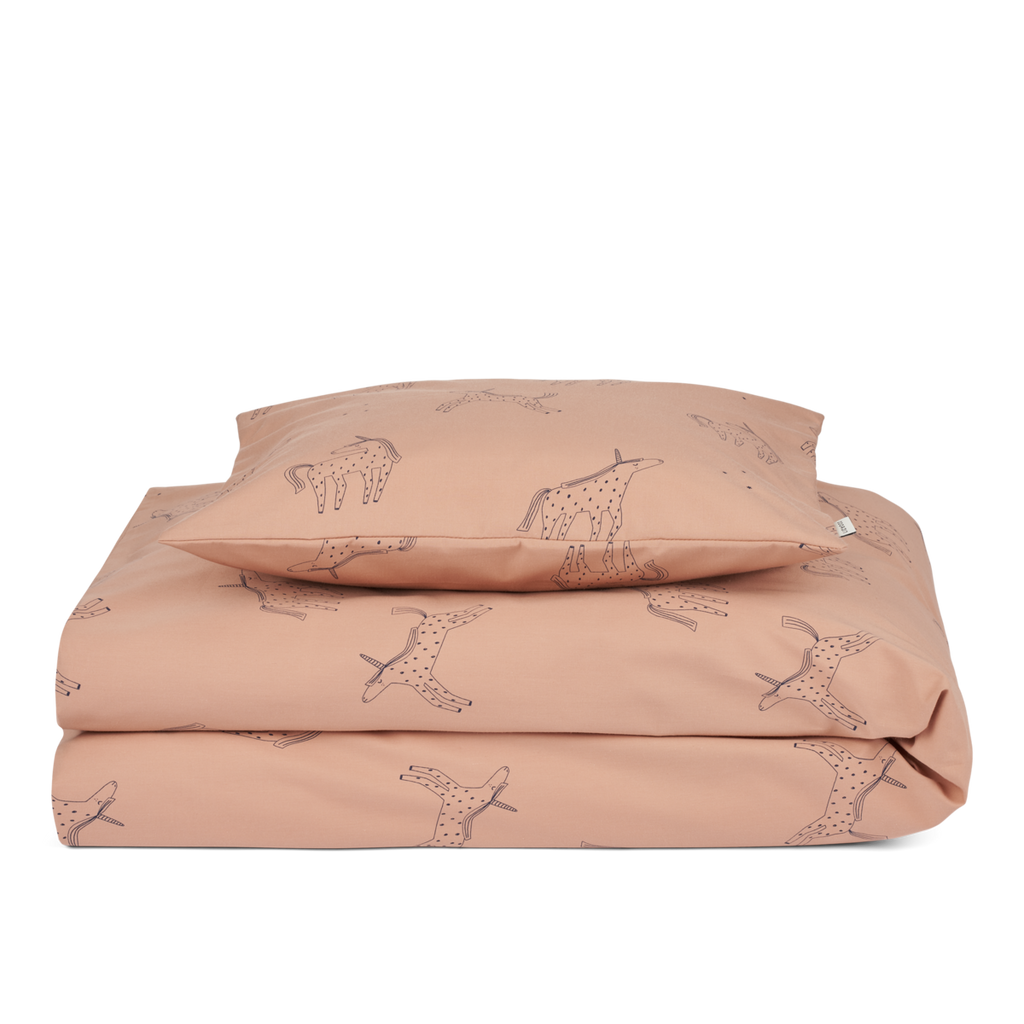 Liewood Carl Adult Printed Bedding | Unicorn /Pale tuscany