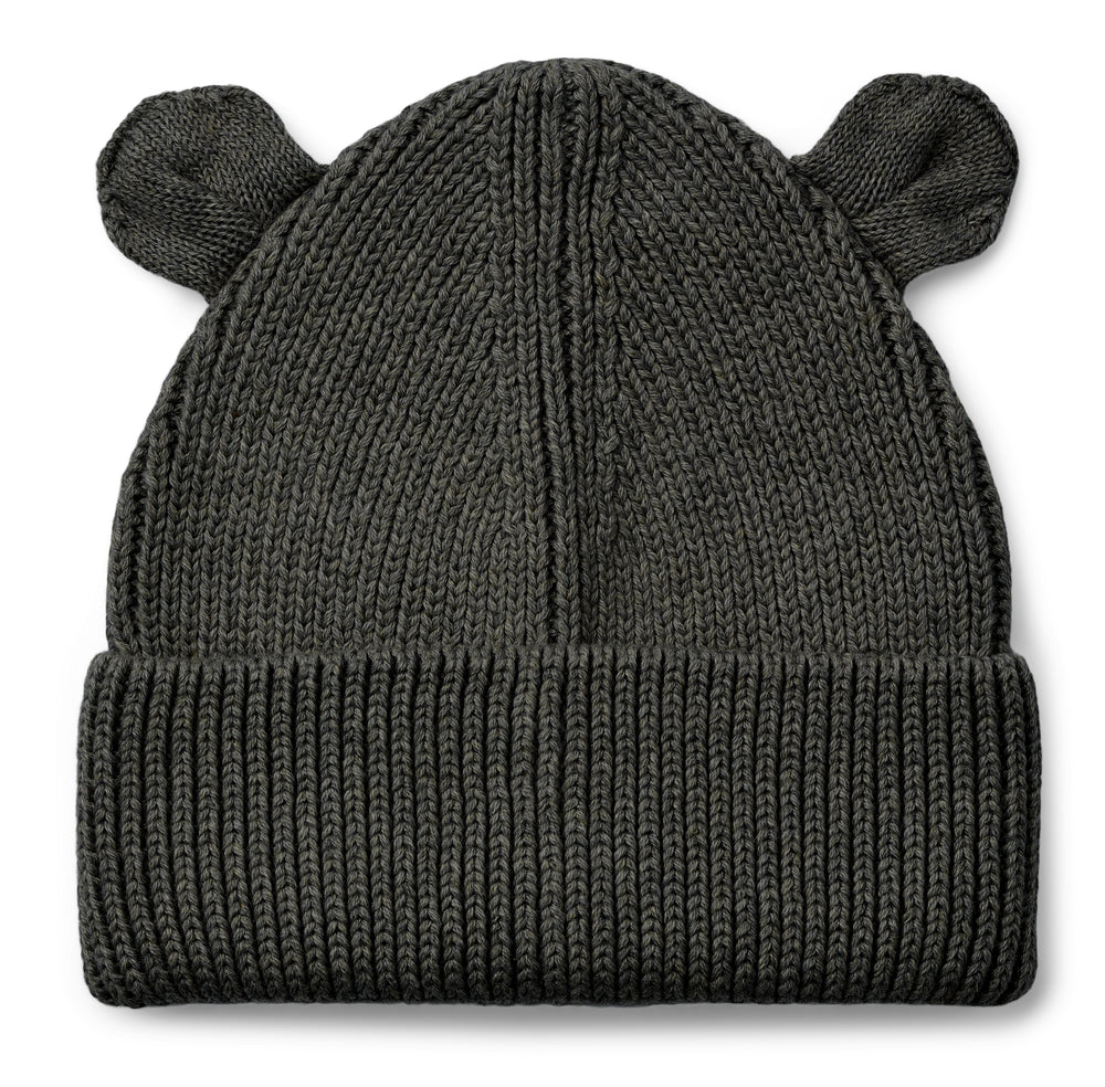 Liewood Gina Beanie Hat | Dark Gray Melange