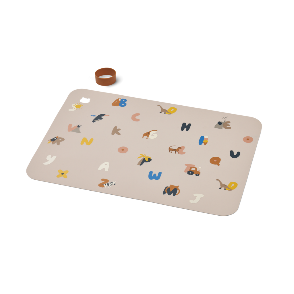 Liewood Jude Placemat | Alphabet /Sandy