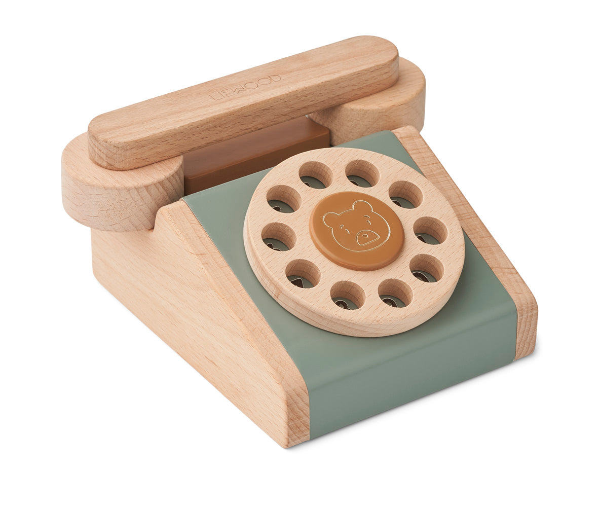 * Liewood Selma Classic Phone | Faune Green /Golden Caramel Mix