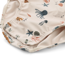 Liewood Maxime Baby Swimsuit with Longsleeve | Sea Creature /Sandy