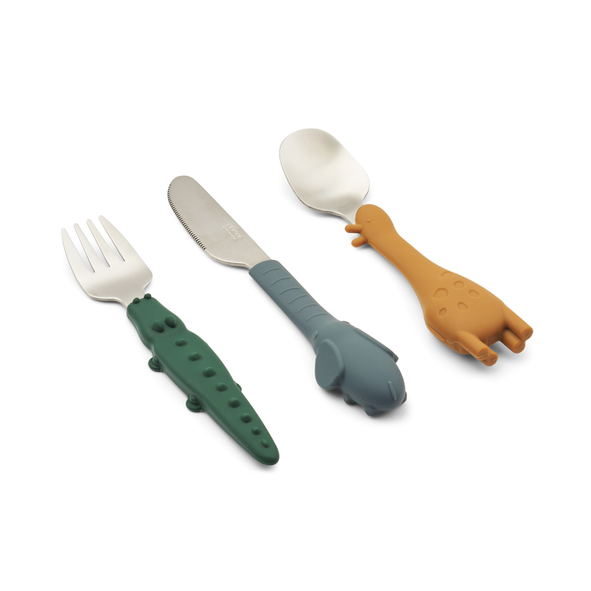 Liewood Tove All Together Cutlery Set | Golden caramel mix