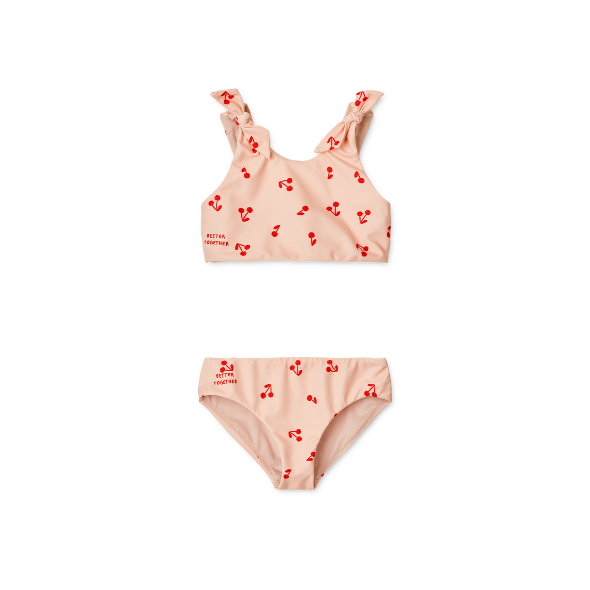 Liewood Bow Printed Bikini Set | Cherries /Apple Blossom