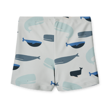 Liewood Otto Swimsuit with print | Whales /Cloud Blue